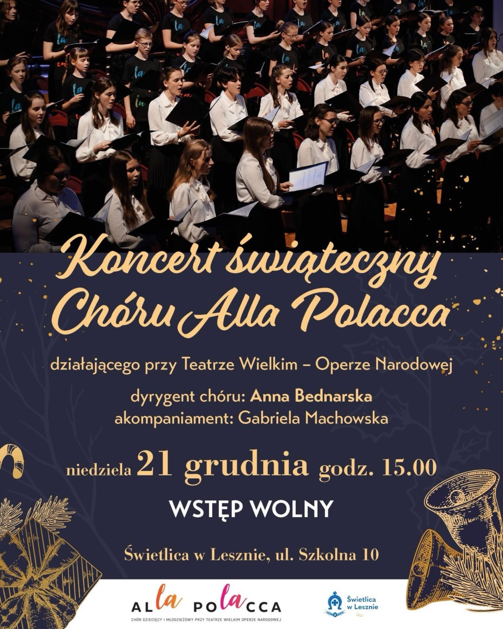 Koncert świąteczny chóru Alla Polacca